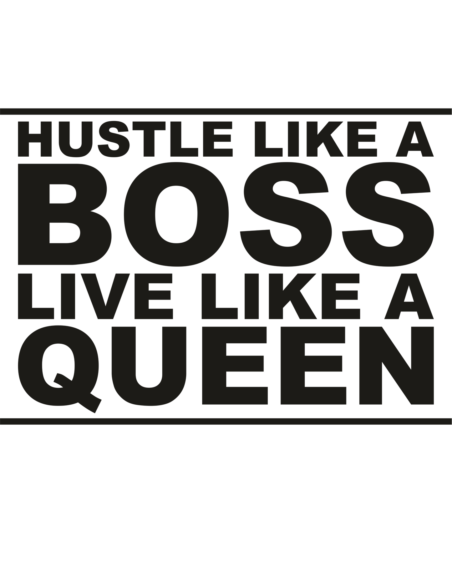 Hustle Like A Boss Women's Crop