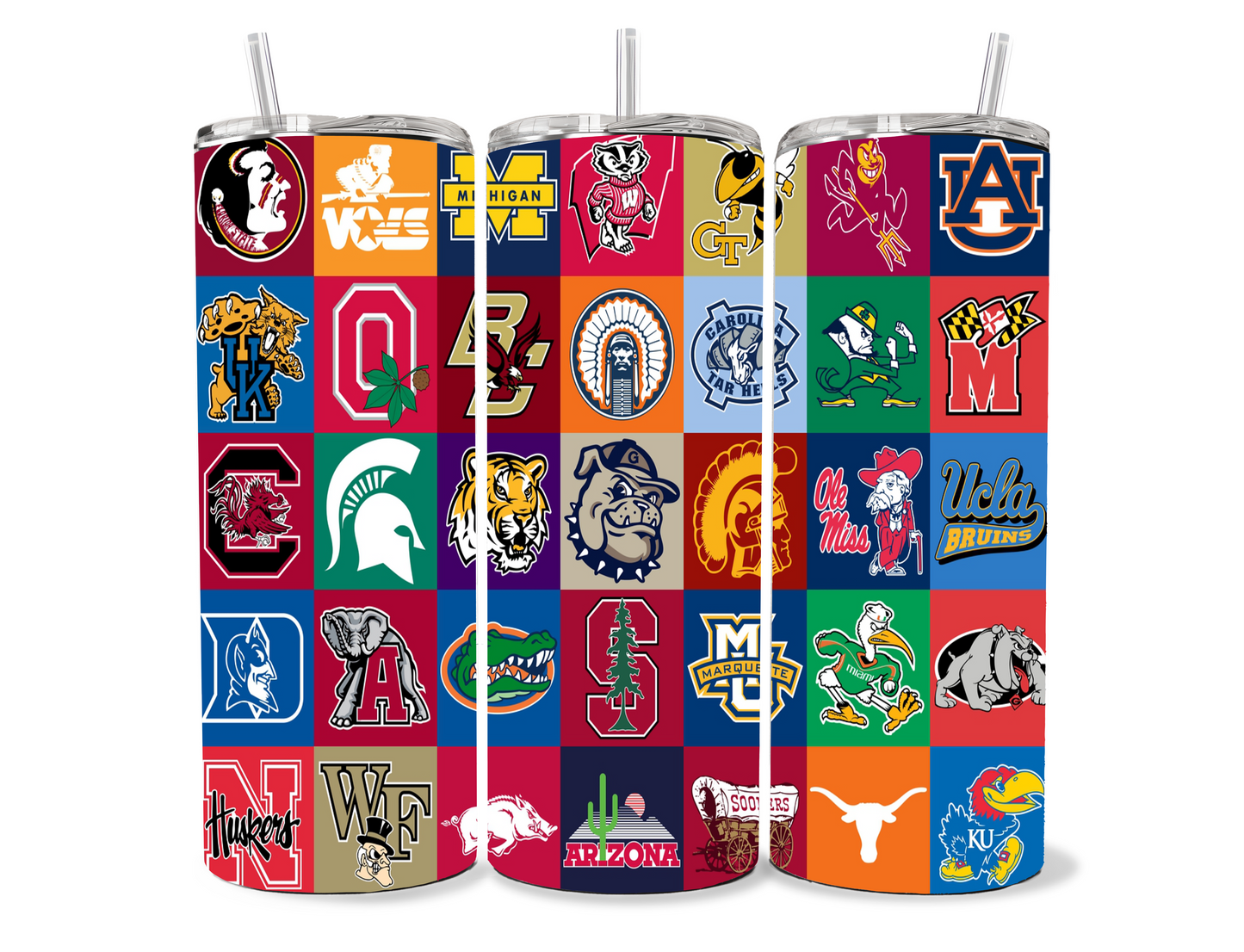 20oz NCAA Teams- Multi Designs