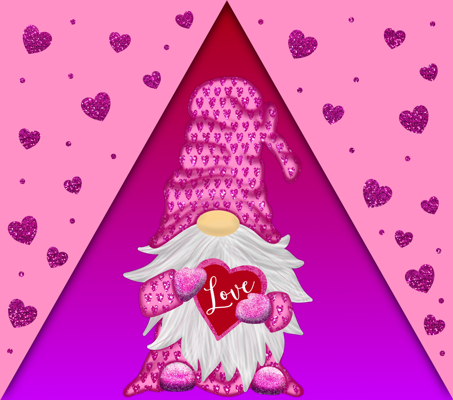 20oz Valentine's Gnome Tumbler