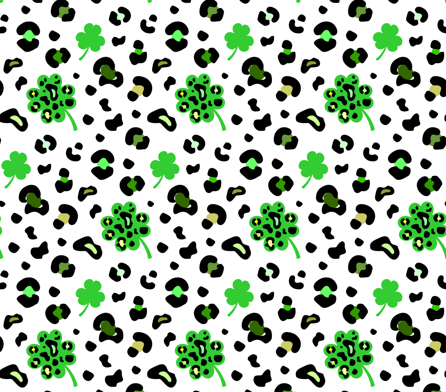 20oz. St. Pat's Leopard/Clover Print Tumbler