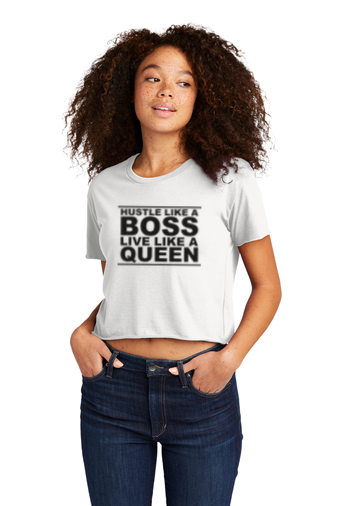 Hustle Like A Boss Women's Crop