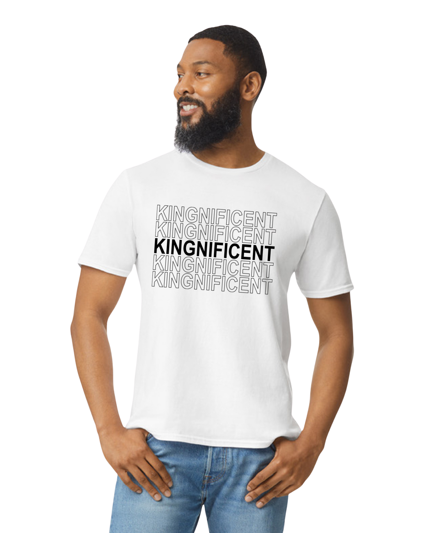 Men's Kingnificent White Tee