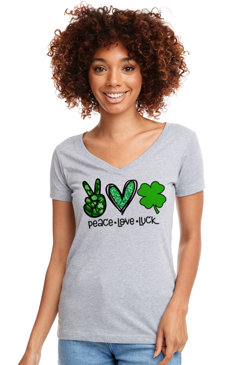 Women's St. Pat's Peace Love Luck Tee