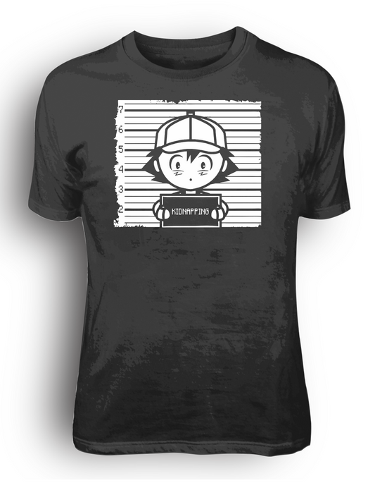 Ash Ketchum Kidnapped | Short Sleeve T Shirt